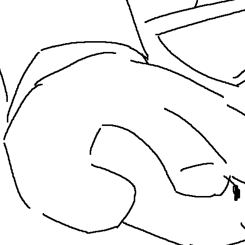 A hand grips the mouse...